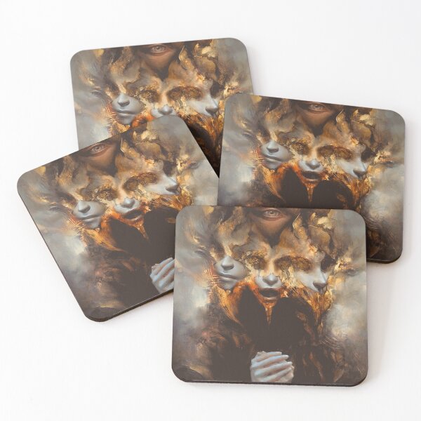 Item preview, Surreal Woman with Fragmented Faces designed and sold by VanessaLemen.
