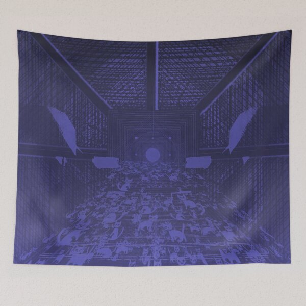 Item preview, Cats Club night blue designed and sold by Arttiiist.