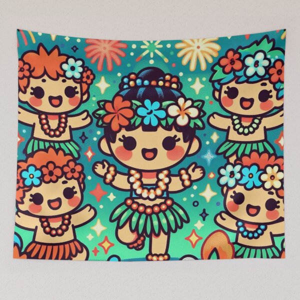 Item preview, Enchanting Hula Kids - 218 designed and sold by sagaofsilence.