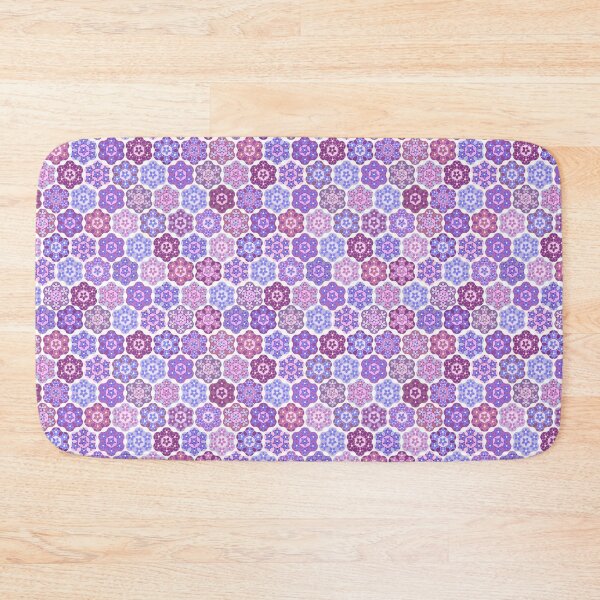 Item preview, Melliflowery Rhododendrons Pinks and Purples on White designed and sold by Art in My Loft.