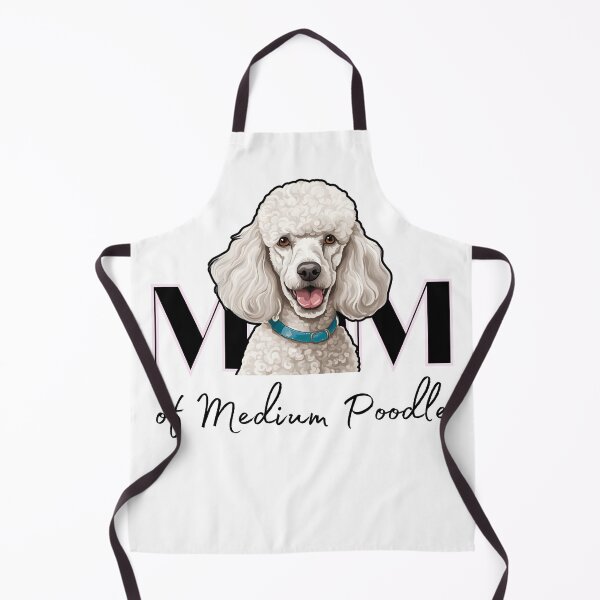 Item preview, Minimalistic aesthetic Mom of white apricot black cream beige medium poodle designed and sold by GoodyPaws.