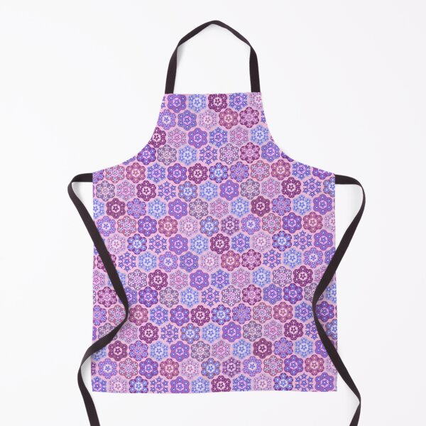 Item preview, Melliflowery Rhododendrons Pinks and Purples on Light Pink designed and sold by Art in My Loft.