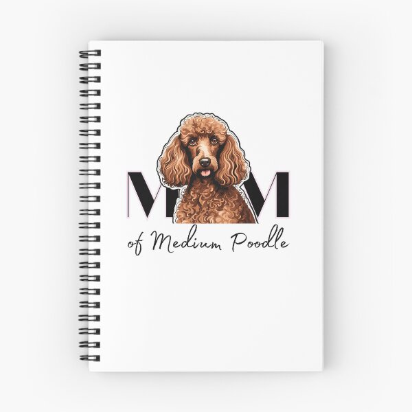 Item preview, Minimalistic aesthetic Mom of white apricot black  cream beige medium poodle designed and sold by GoodyPaws.