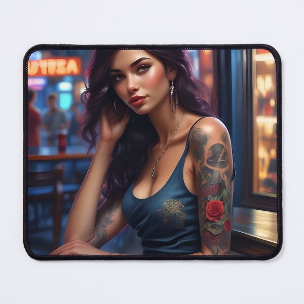 Item preview, Rose Tattoo Girl designed and sold by sifo2024.