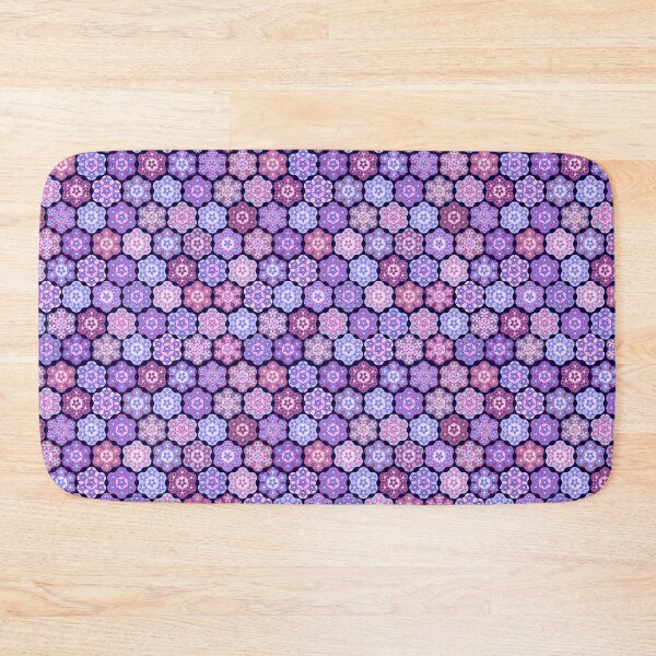 Item preview, Melliflowery Rhododendrons Pinks and Purples on Navy designed and sold by Art in My Loft.