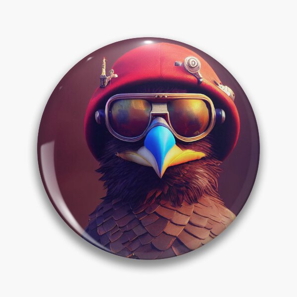 Item preview, Steampunk Aviator Eagle designed and sold by Sillytoe.