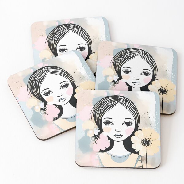 Item preview, Bubblegum Amelia designed and sold by Sweet Bliss Art.