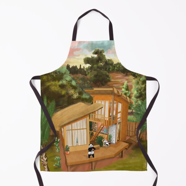 Item preview, Adorable Panda Couple Captured by Drone Amidst Breathtaking Scenery designed and sold by Pandositive.