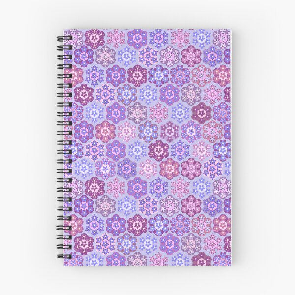 Item preview, Melliflowery Rhododendrons Pinks and Purples on Pale Blue designed and sold by Art in My Loft.