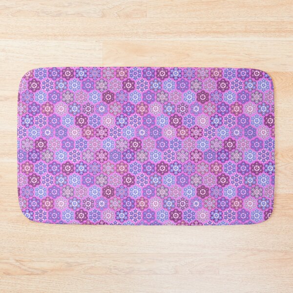 Item preview, Melliflowery Rhododendrons Pinks and Purples on Hot Pink designed and sold by Art in My Loft.