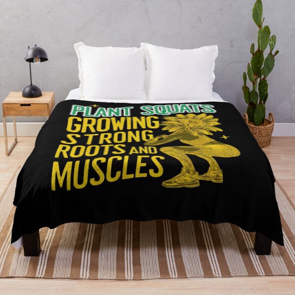 Item preview, Plant Squats: Strong Roots, Strong Muscles Design designed and sold by BunBuntheDog-.