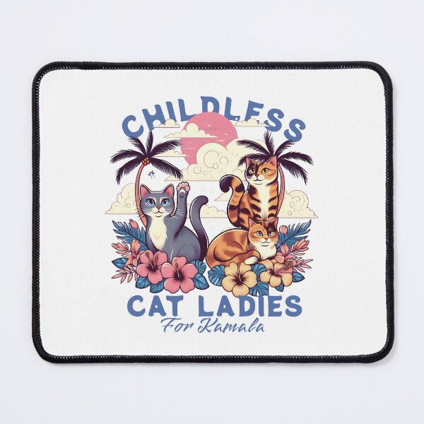 Item preview, Childless cat lady for kamala  designed and sold by svarupa.