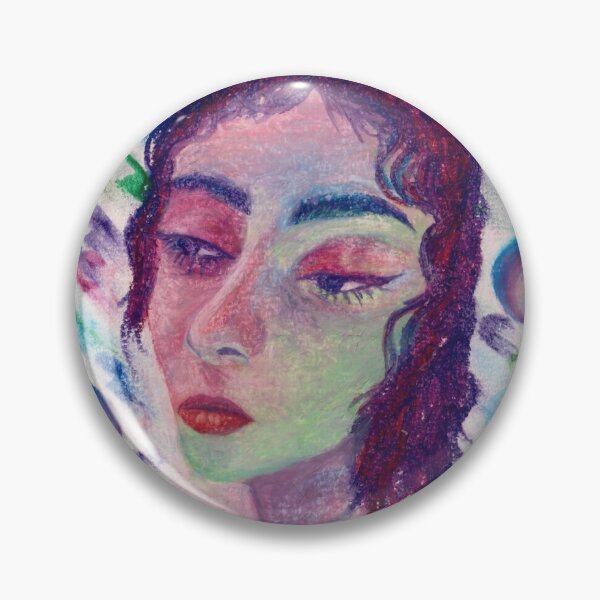 Item preview, Bubbles Portrait - Oil Pastel designed and sold by aartbylilli.