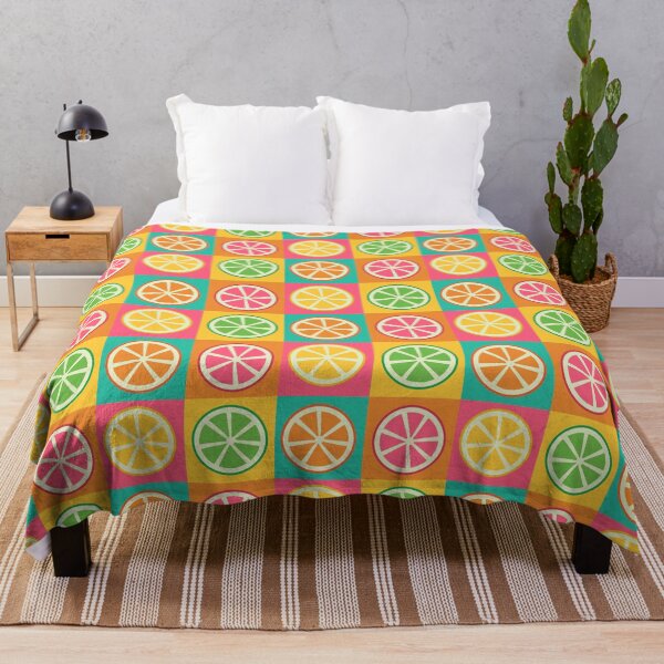 Item preview, Summer Citrus Squares designed and sold by AntiqueImages.