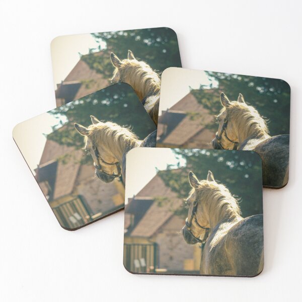 Item preview, Dapple gray horse beaming in the sun designed and sold by Anyhnto.