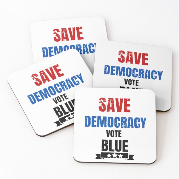 Item preview, SAVE DEMOCRACY VOTE BLUE  designed and sold by StyleNext.