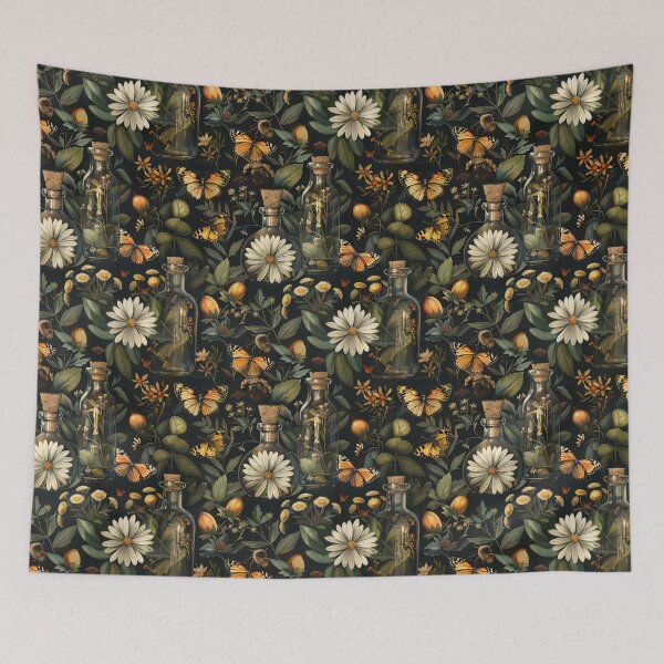 Item preview, BOTANICAL ELIXIRS Dark Academia designed and sold by Frenchifique.