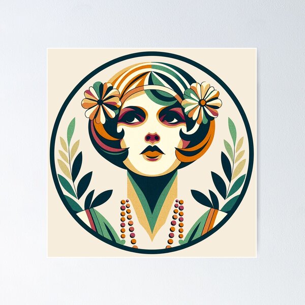 Item preview, Art Deco Flapper Collection #1 033 - Cressida designed and sold by elektronen.