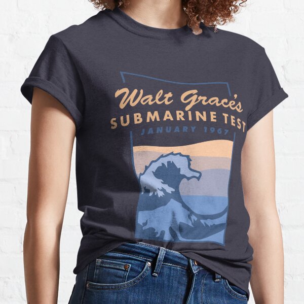 Walt Grace's Submarine Test X Emoji of a Wave | Shirt Classic T-Shirt