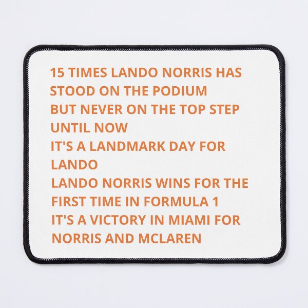 Item preview, Lando Norris designed and sold by CrazyFace5.