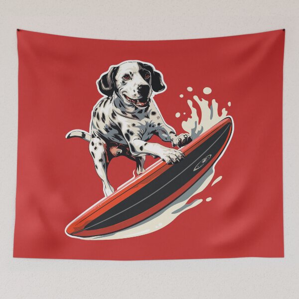 Item preview, Surfing Dalmatian designed and sold by VelvetRoom.