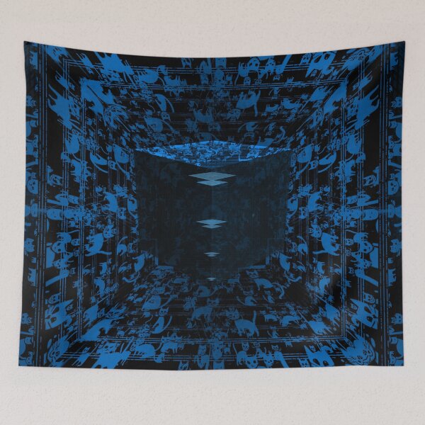 Item preview, Cat Club yard blue designed and sold by Arttiiist.