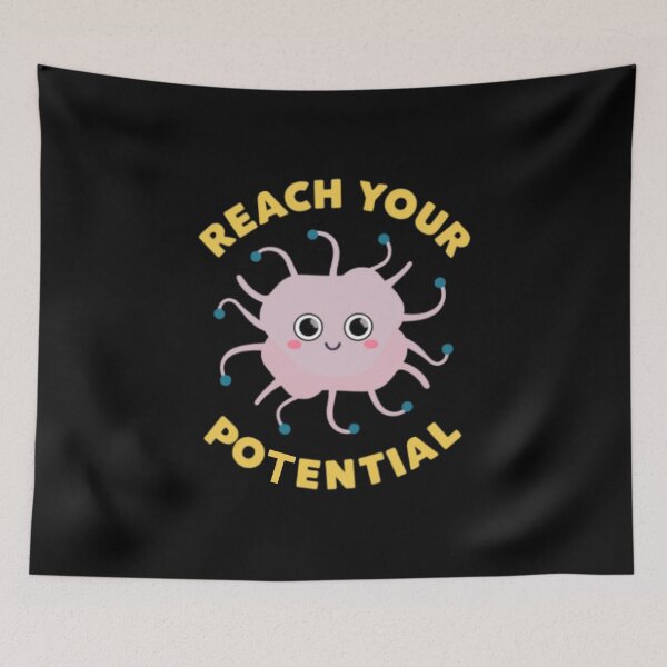 Item preview, Reach Your Potential with Cute Neuron Psychology - Boost Your Brain Power! designed and sold by JustCrafted.
