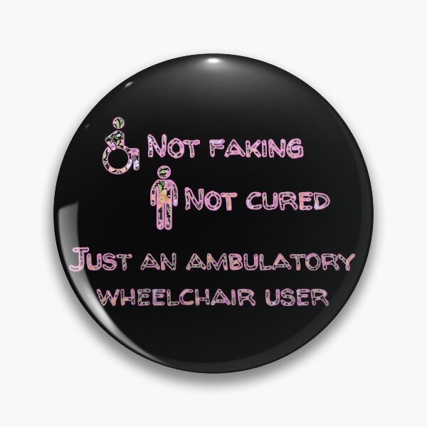 Item preview, Ambulatory Wheelchair User (floral) designed and sold by Kary Pearson.