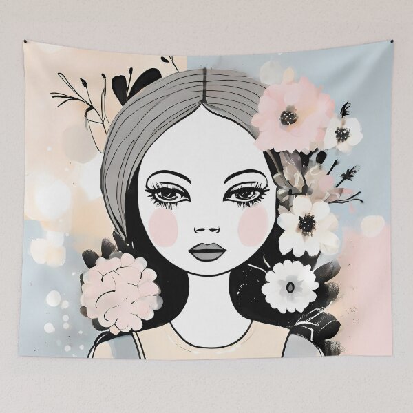 Item preview, Bubblegum Audrey designed and sold by Sweet Bliss Art.