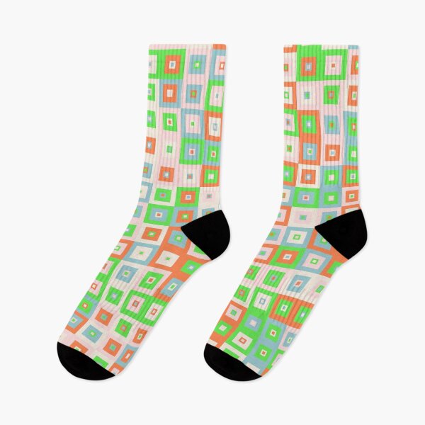 Item preview, Colorful Pixel Art Squares designed and sold by yashrid.
