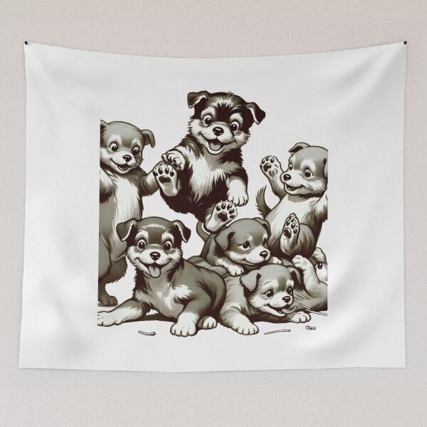 Item preview, cute puppies designed and sold by Kinia1982.