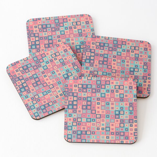 Item preview, Colorful Pixel Art Squares designed and sold by yashrid.