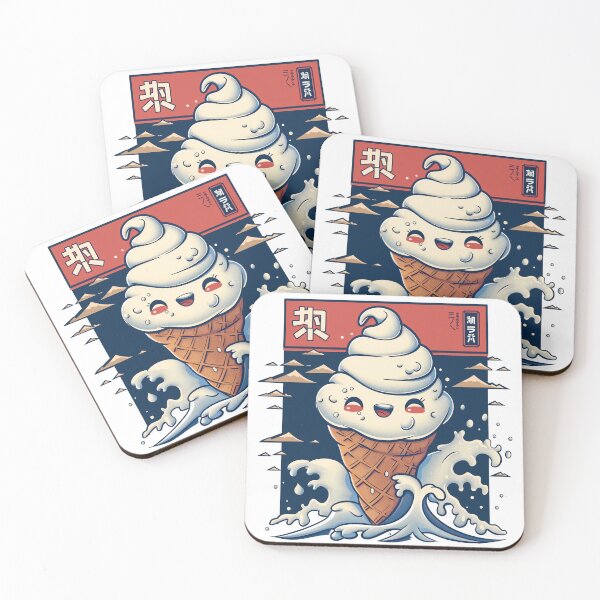 Item preview, Kawaii Japanese style icecream Illustration designed and sold by nomiraclehere.