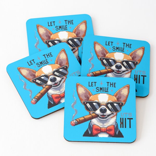 Item preview, The Attitude Chihuahua - Let The Smile Hit designed and sold by SilverLook48.