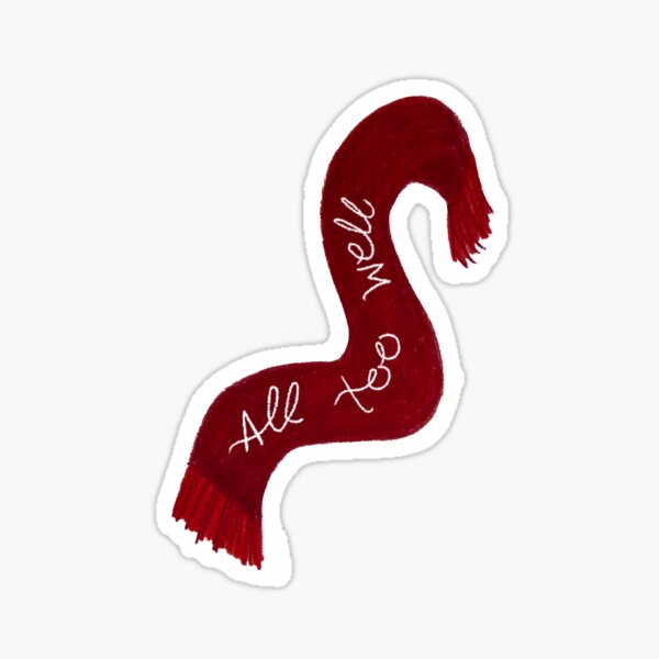 Item preview, All Too Well - Red Scarf Illustration designed and sold by the little fennec.