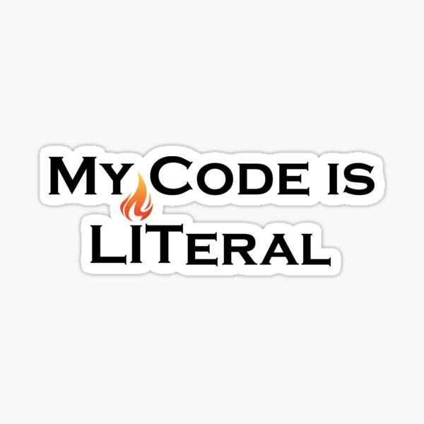 Artikel-Vorschau von Mein Code ist wörtlich, designt und verkauft von Debug Designs.