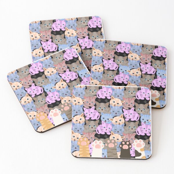 Item preview, Kawaii cat designed and sold by Playful Strokes pom@pom.
