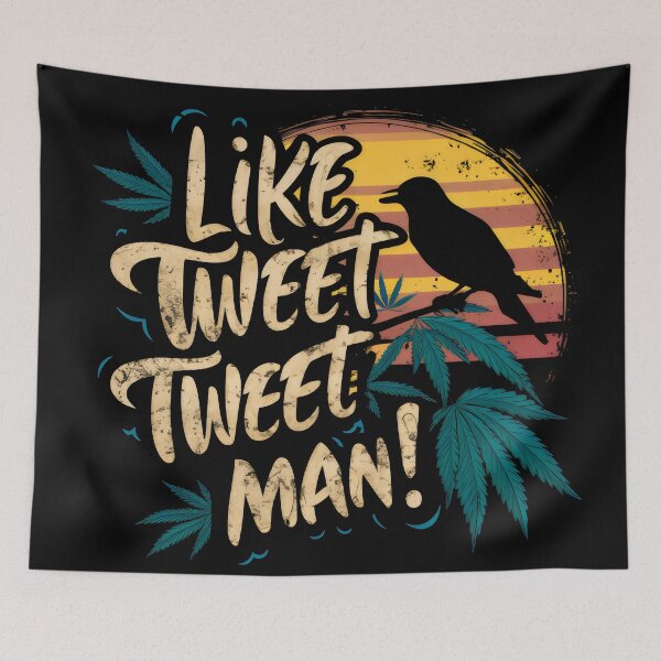 Item preview, Like Tweet Tweet Man designed and sold by zarshirts.