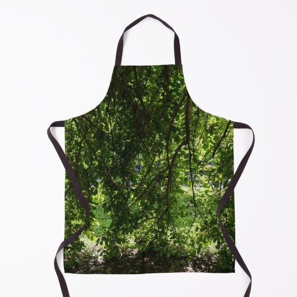 Item preview, Biophilic Leaf Curtain with Unripe Mulberries designed and sold by Georgia Mizuleva.