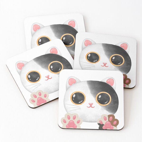 Item preview,  Kawaii cat designed and sold by Playful Strokes pom@pom.