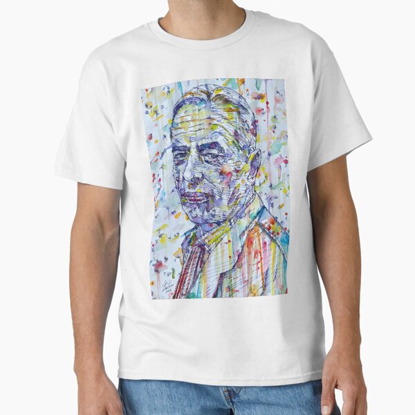 Artikel-Vorschau von WITOLD GOMBROWICZ Aquarell- und Tuscheporträt, designt und verkauft von lautir.