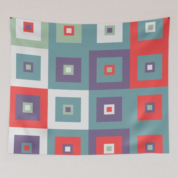 Item preview, Colorful Pixel Art Squares - Perfect and Interesting Gift for Home designed and sold by yashrid.