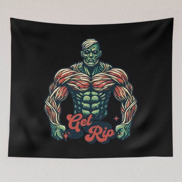Item preview, Get Rip Muscular Zombie Bodybuilder designed and sold by LuminOrb.