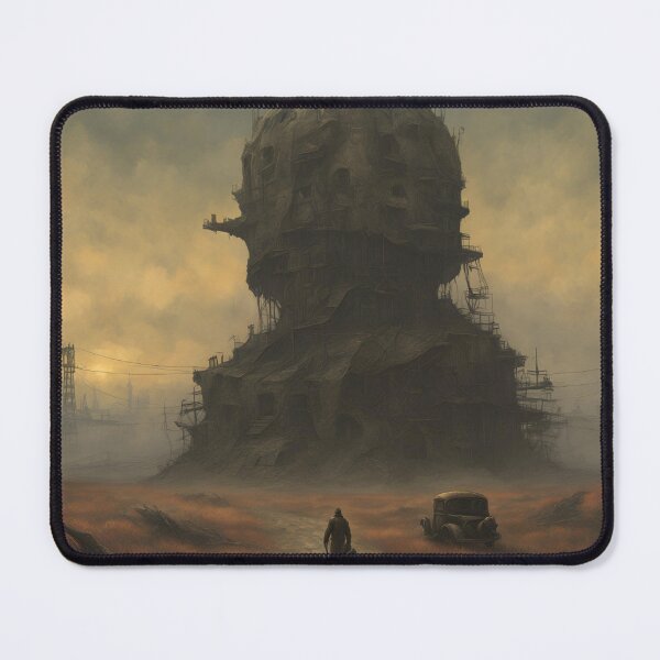 Item preview, Person reaching post-apocalitptic building designed and sold by Funteesy.