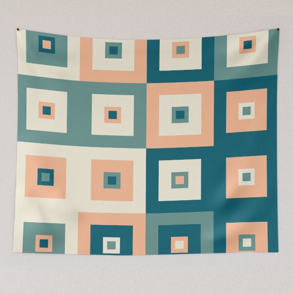 Item preview, Colorful Pixel Art Squares - Perfect and Interesting Gift for Home designed and sold by yashrid.