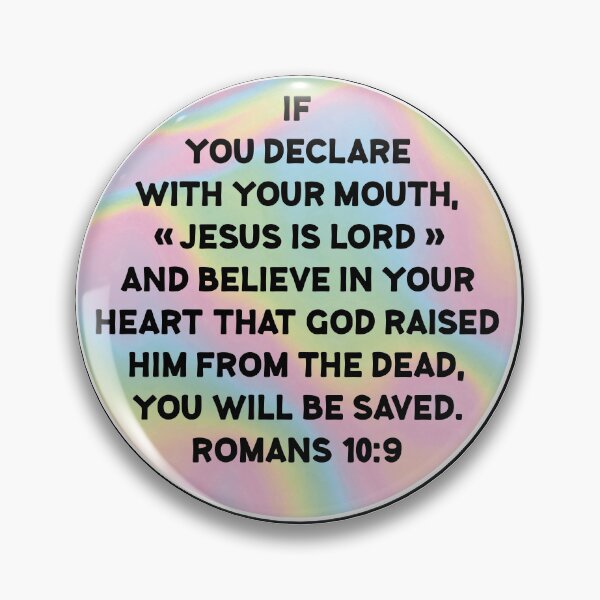 Item preview, Bible Verse Romans 10:9  designed and sold by Wolagno.