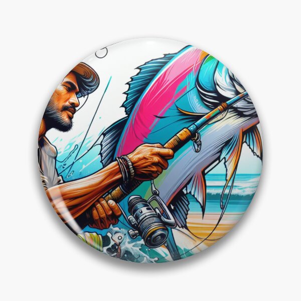 Item preview, a fisherman who caught a big fish, a boat, designed and sold by Kinia1982.