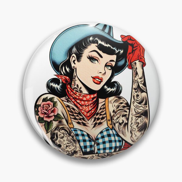 Item preview, Inked Country Girl designed and sold by PulpVintage.