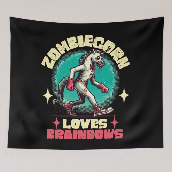 Item preview, Zombie Unicorn Lover Funny Halloween Saying designed and sold by LuminOrb.