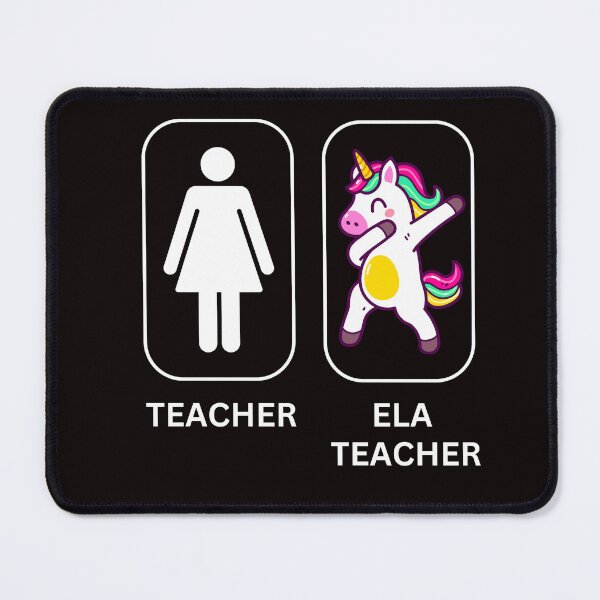 Item preview, ELA Teacher Funny Gift Dabbing Unicorn Teacher Women designed and sold by DunuStore.